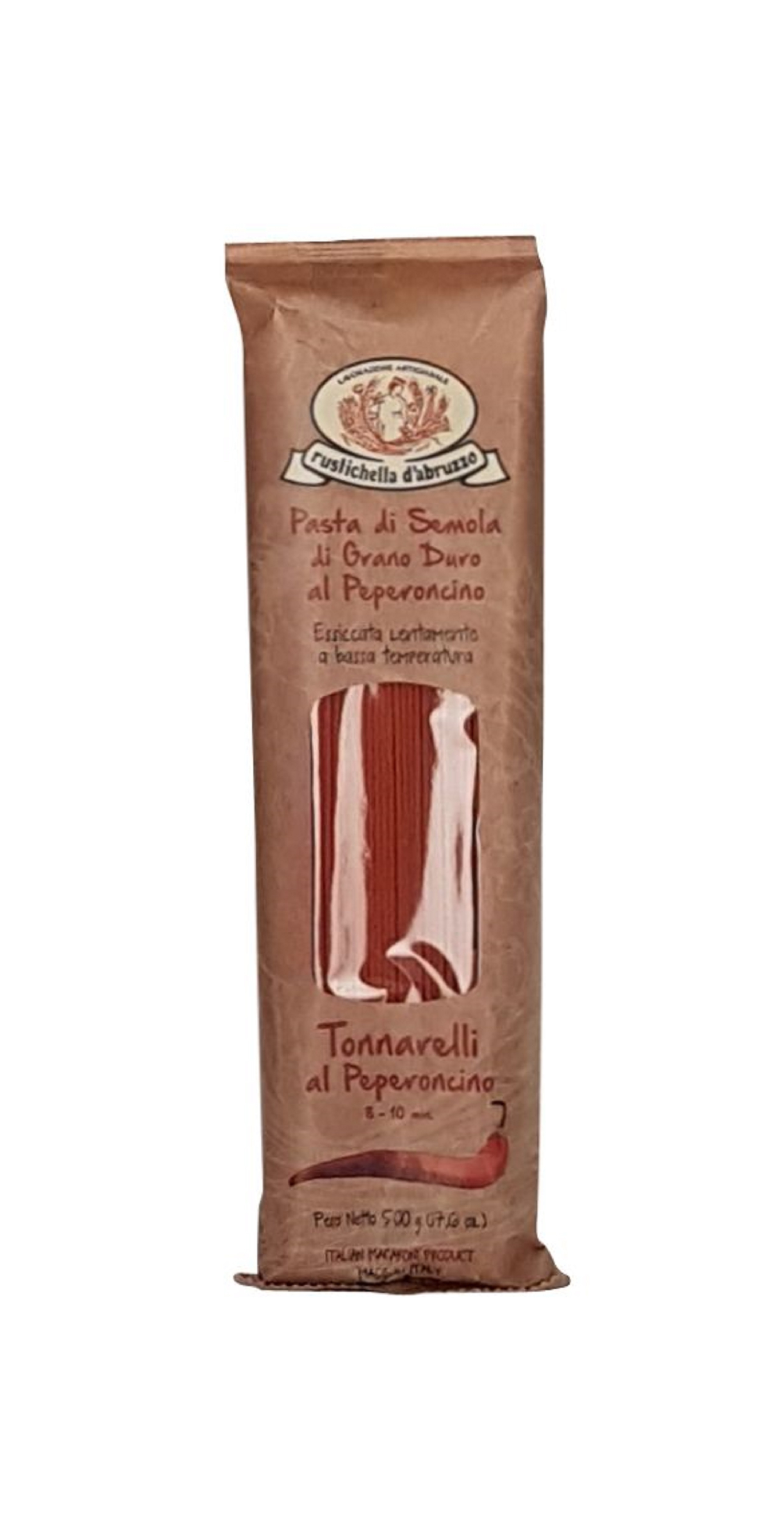 Rustichella d'Abruzzo, Tonnarelli al Peperoncino 500g, Pasta, 0,5 kg