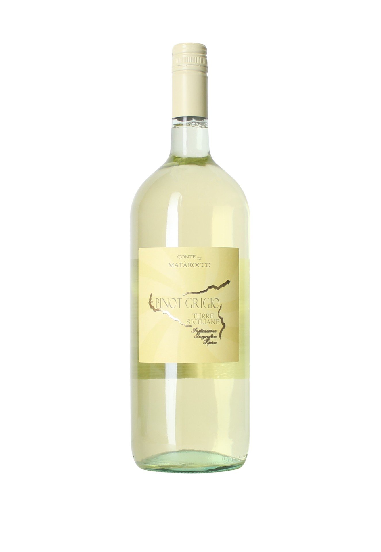 Paolini, Pinot Grigio Matàrocco Terre Siciliane Magnum 1,5 L, Weißwein, 1,5 l