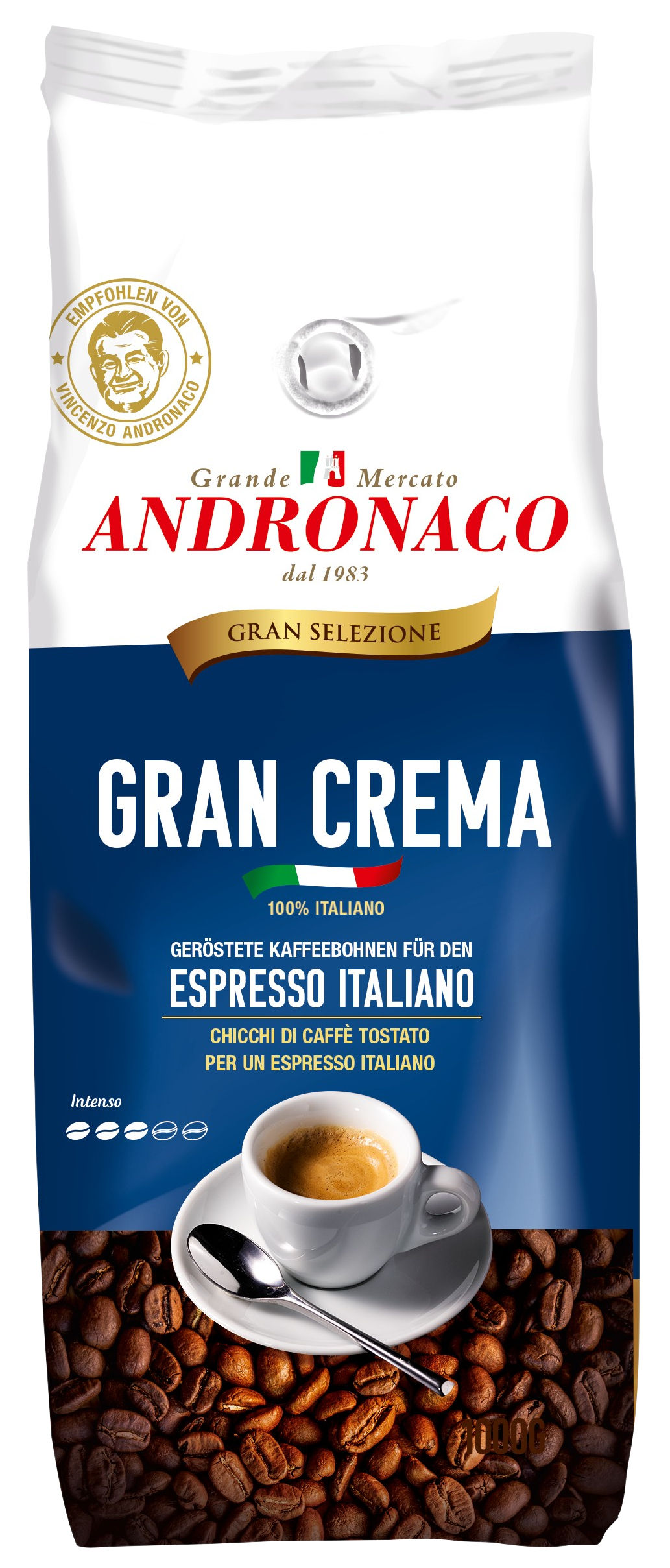 (21,99 €/kg) ANDRONACO Espresso Gran Crema 1 kg