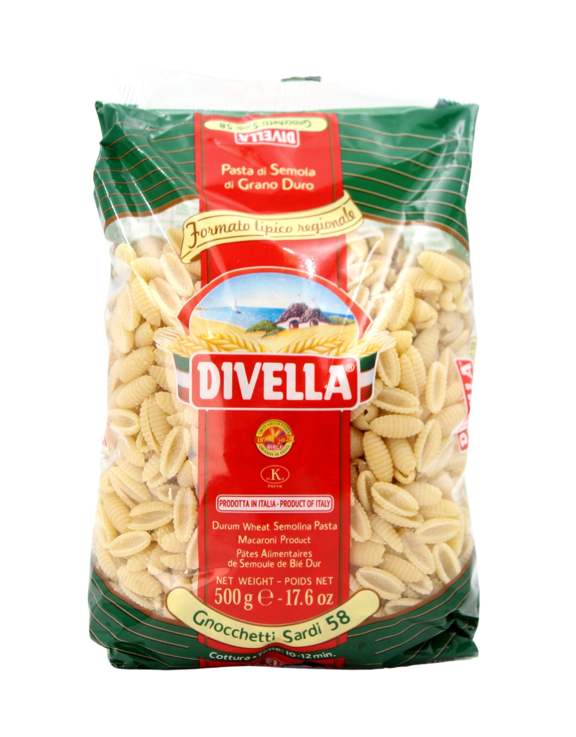 Divella, Gnocchetti Sardi n°58 500 g, Pasta, 0,5 kg