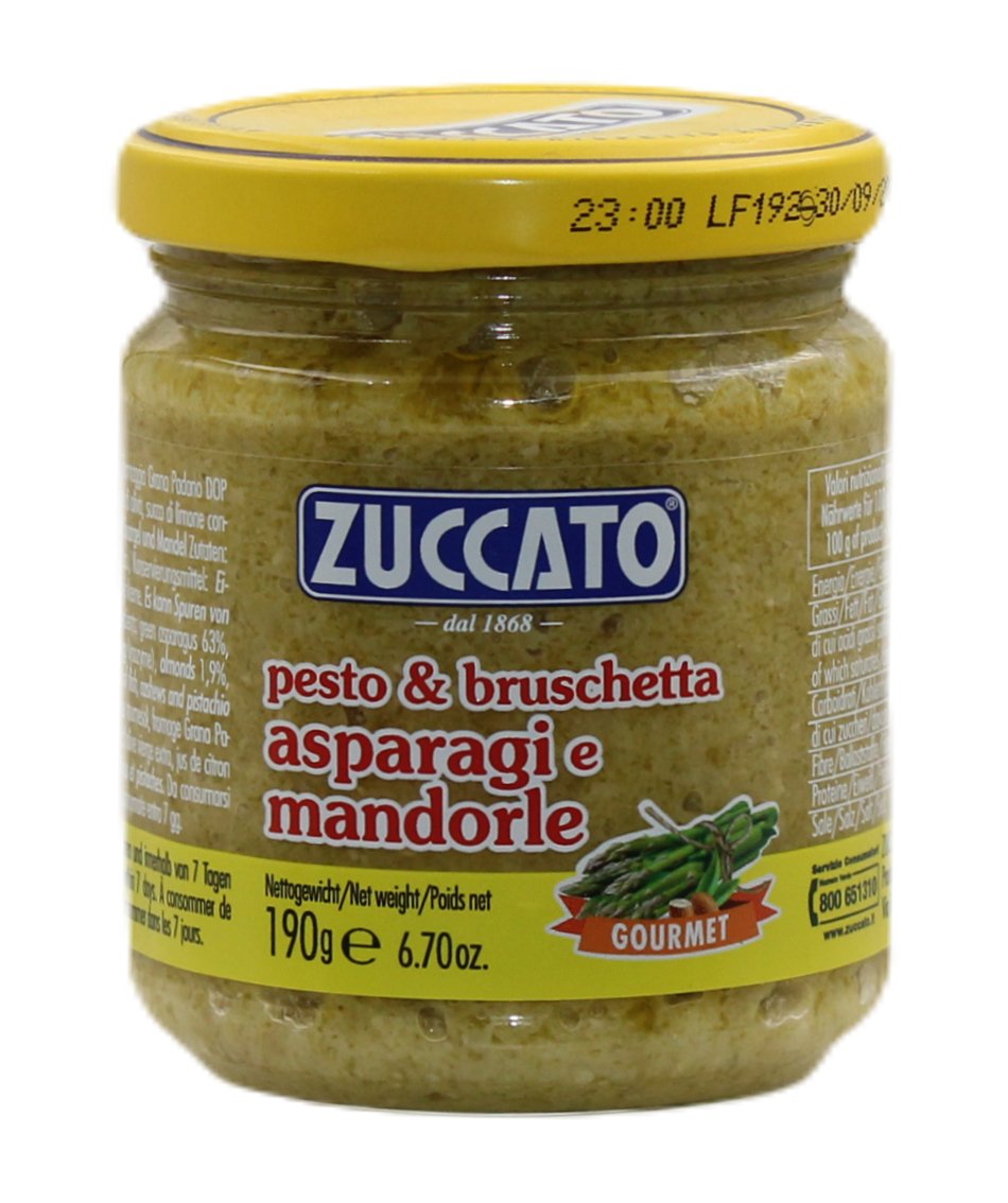 (18,89 €/kg) ZUCCATO Pesto & Bruschetta Asparagi e Mandorle 190 g