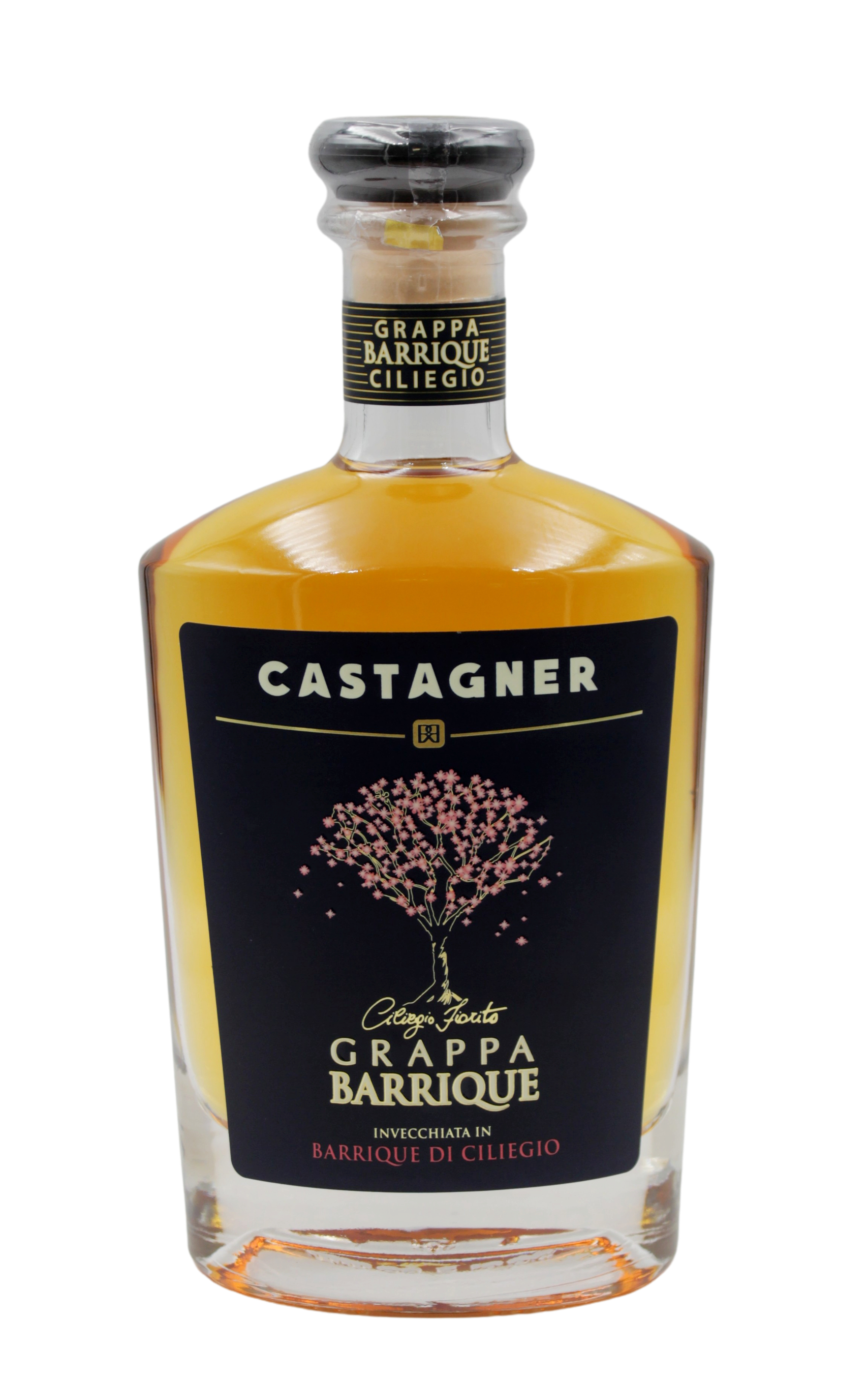 Castagner, Grappa Invecchiata  Kirschbarriques 35 cl, Grappa, 0,35 l