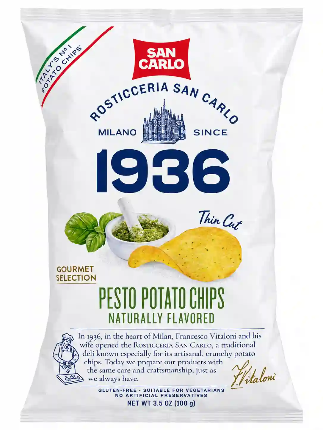 Chips Gusto Pesto Portofino 150 g