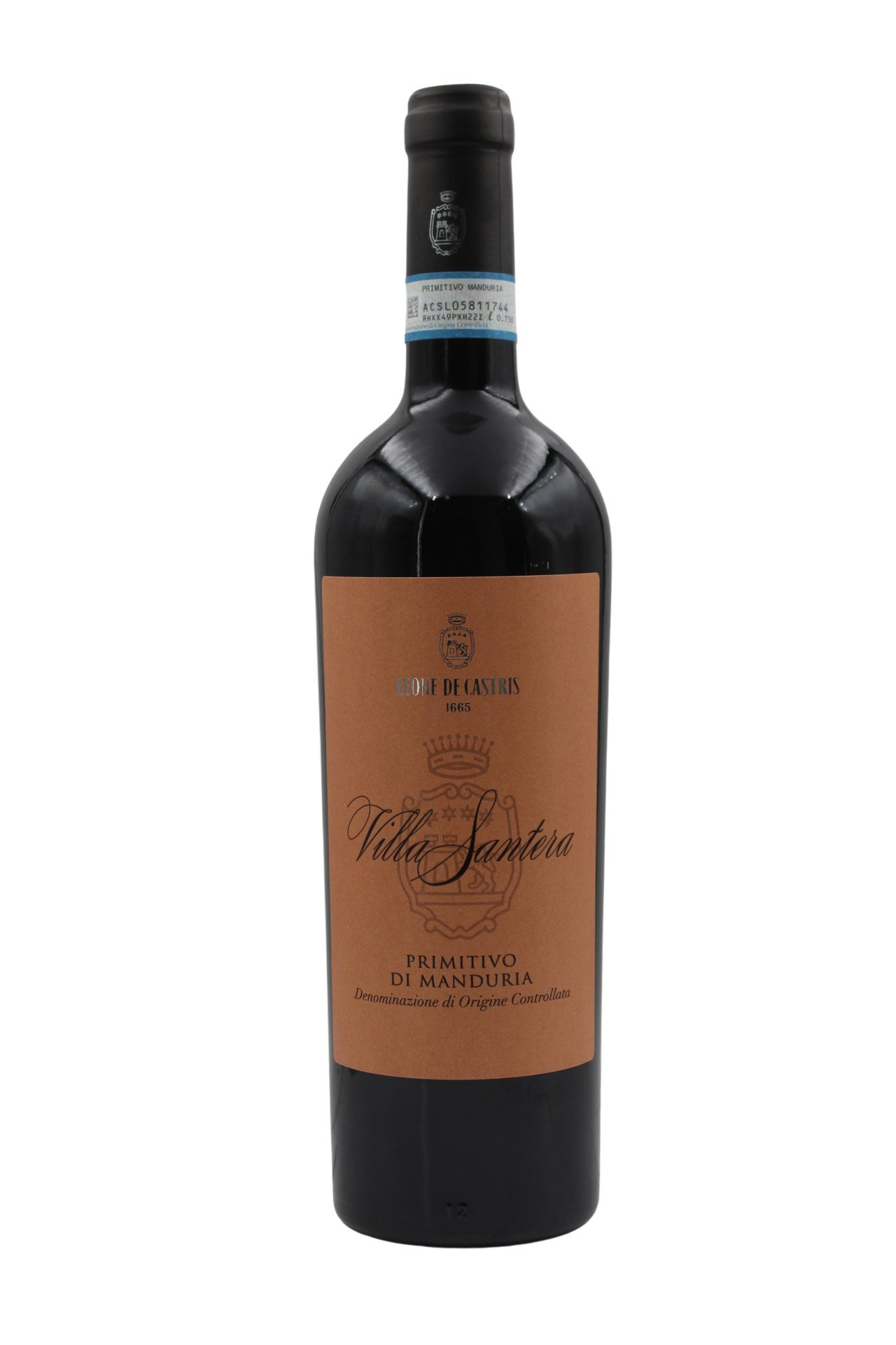Leone de Castris, Villa Santera Primitivo di Manduria, Rotwein, 0,75 l