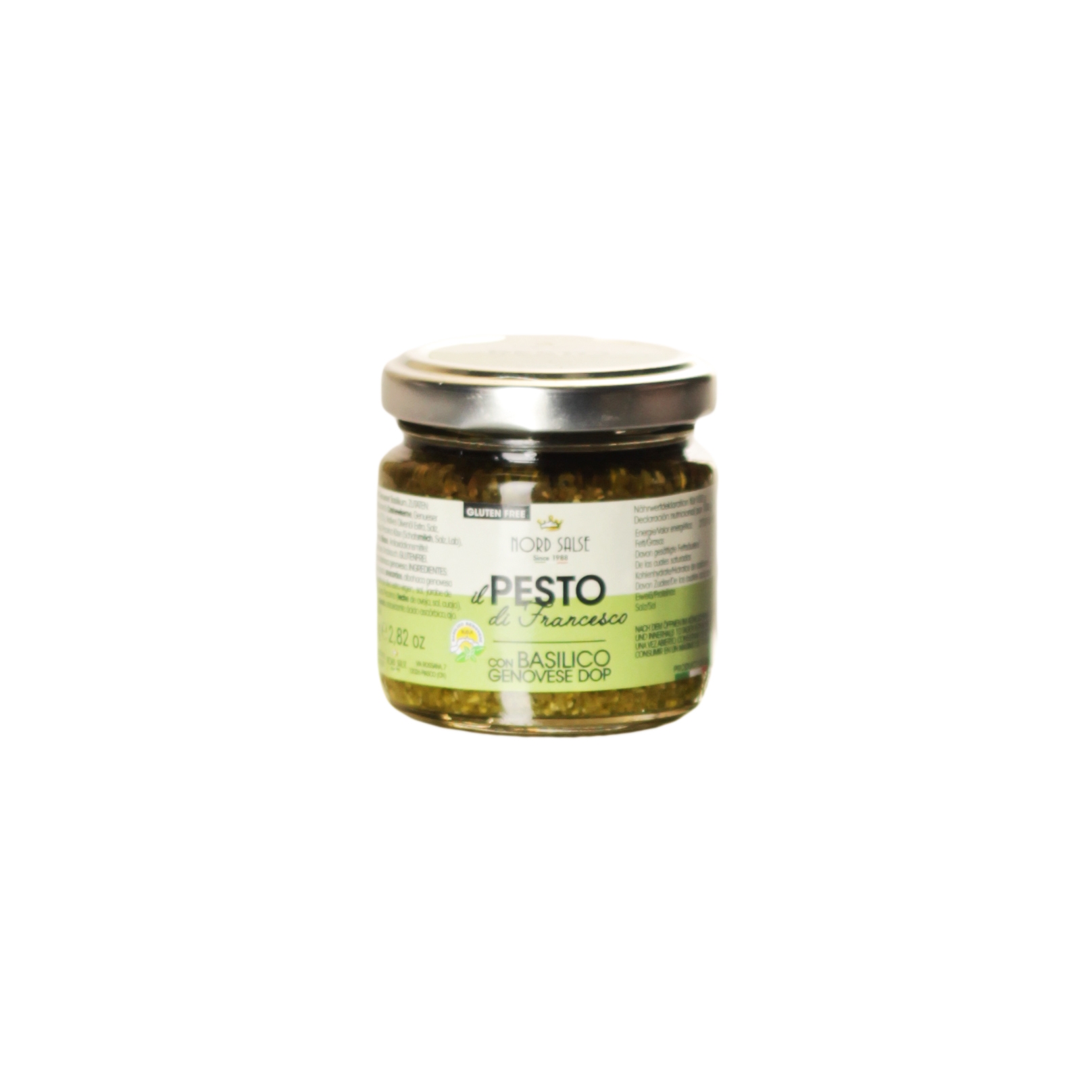 (24,88 €/kg) Nord Salse Pesto con Basilico Genovese DOP 80 g