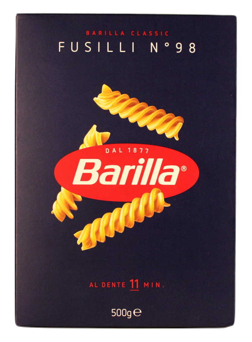 Barilla, Fusilli n°98 500 g, Pasta, 0,5 kg