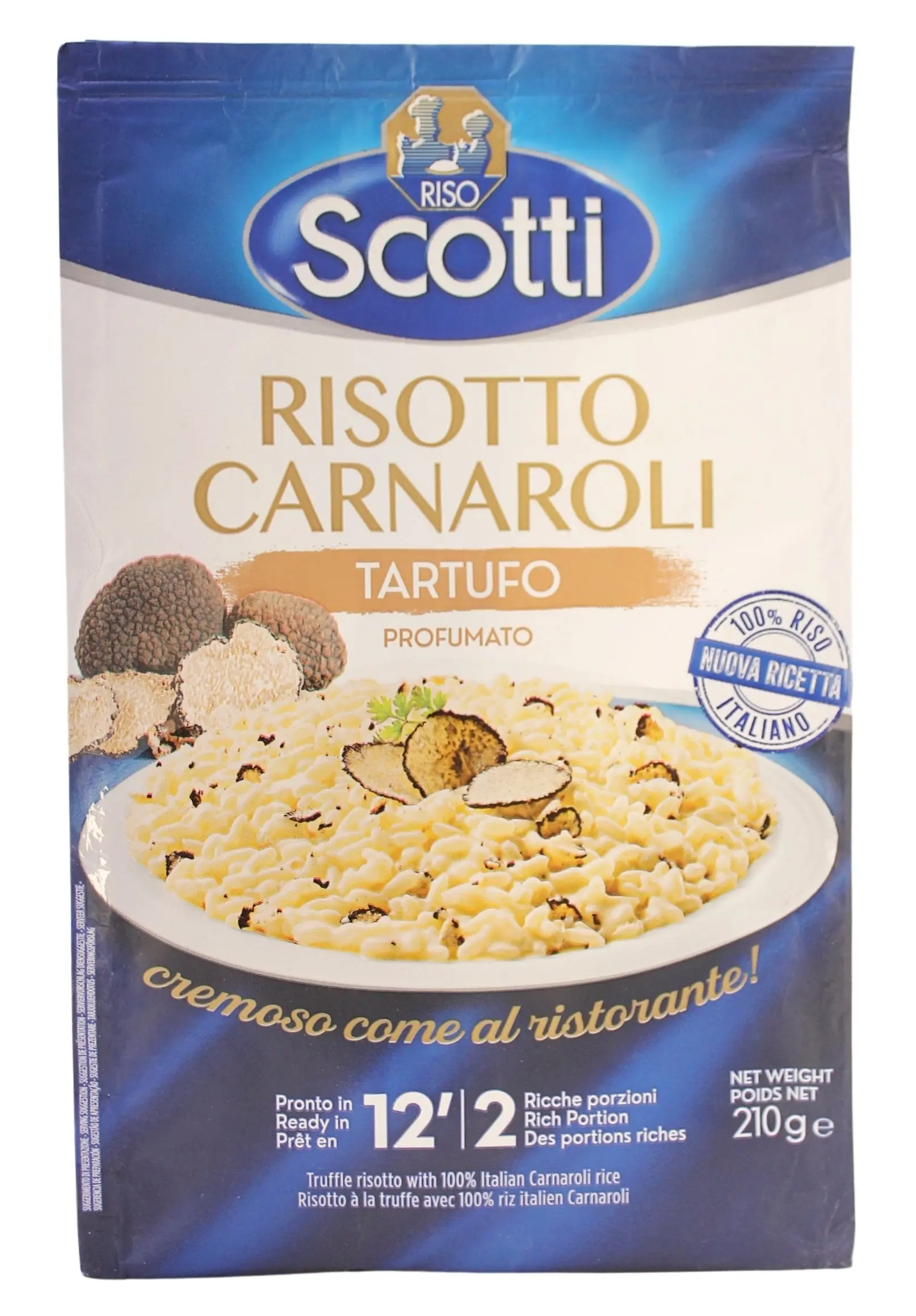 Risotto Tartufo Profumato - senza Glutine 210 g Risotto Tartufo Profumato - senza Glutine 210 g